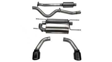 Picture of Corsa 2012-2025 Scion FRS - Subaru BRZ Black Tip Sport Cat-Back Exhaust