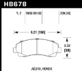 Picture of Hawk 2006-11 Honda Ridgeline Street Performance Ceramic Front Brake Pads