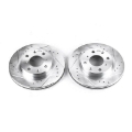 Picture of Power Stop 90-00 Honda Civic Front Evolution Drilled & Slotted Rotors - Pair