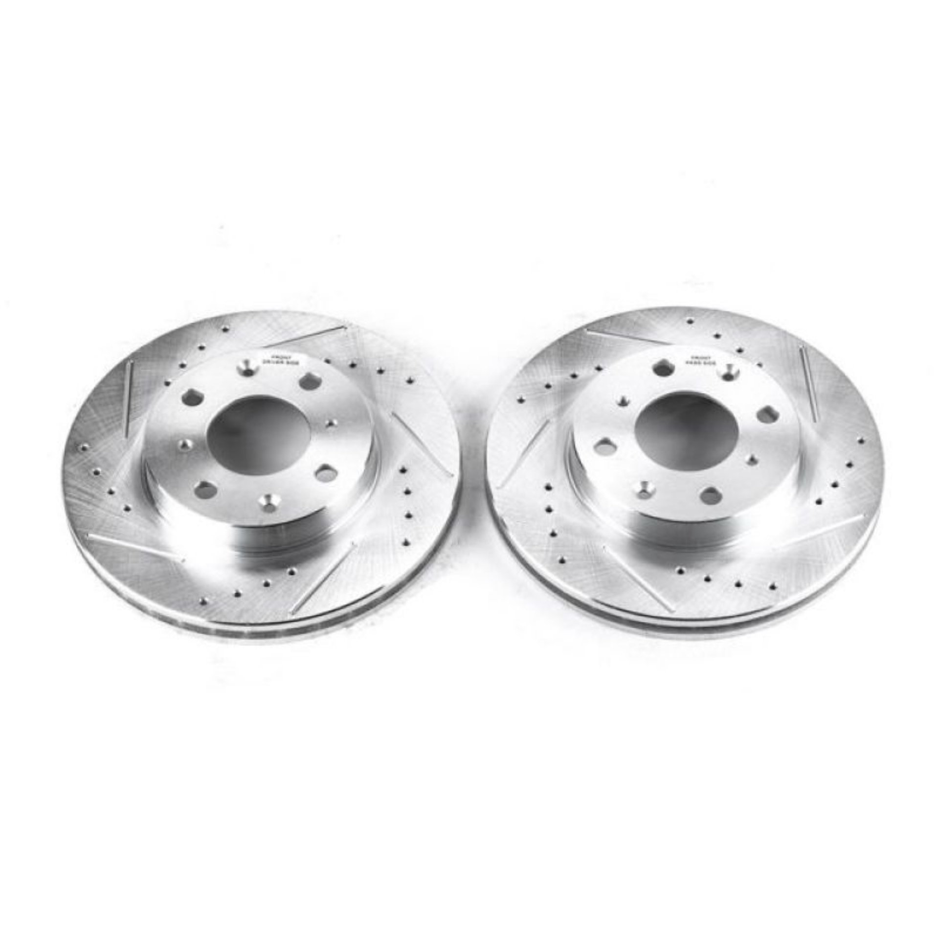 Picture of Power Stop 90-00 Honda Civic Front Evolution Drilled & Slotted Rotors - Pair