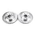 Picture of Power Stop 90-00 Honda Civic Front Evolution Drilled & Slotted Rotors - Pair