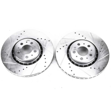 Picture of Power Stop 03-14 Volvo XC90 Front Evolution Drilled & Slotted Rotors - Pair