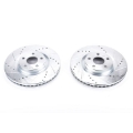 Picture of Power Stop 15-19 Ford Edge Front Evolution Drilled & Slotted Rotors - Pair
