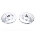 Picture of Power Stop 15-19 Ford Edge Front Evolution Drilled & Slotted Rotors - Pair