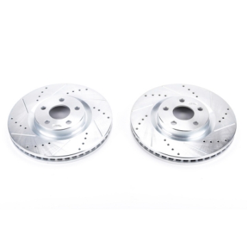 Picture of Power Stop 15-19 Ford Edge Front Evolution Drilled & Slotted Rotors - Pair