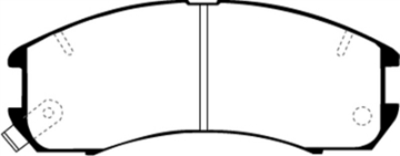 Picture of EBC 89-92 Ford Probe 2-2 Ultimax2 Front Brake Pads