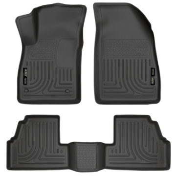 Picture of Husky Liners 13-14 Buick Encore WeatherBeater Black Front-2nd Row Floor Liners