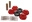 Picture of Energy Suspension 99-06 VW Golf IV-GTI-JettaIV - 98-06 Beetle Red Hyper-Flex Master Bushing Set