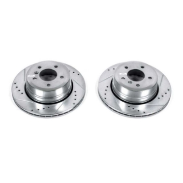 Picture of Power Stop 06-07 BMW 525xi Rear Evolution Drilled & Slotted Rotors - Pair