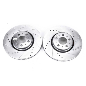 Picture of Power Stop 08-09 Volvo S60 Front Evolution Drilled & Slotted Rotors - Pair