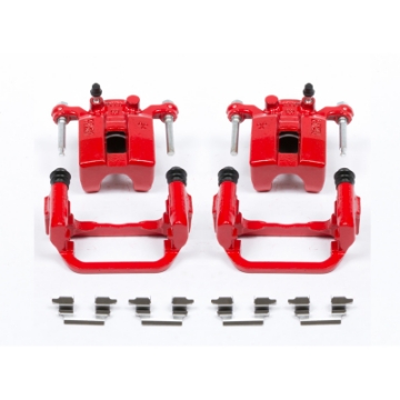 Picture of Power Stop 03-05 Infiniti G35 Rear Red Calipers w-Brackets - Pair