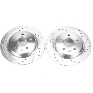 Picture of Power Stop 08-13 Volvo C30 Rear Evolution Drilled & Slotted Rotors - Pair