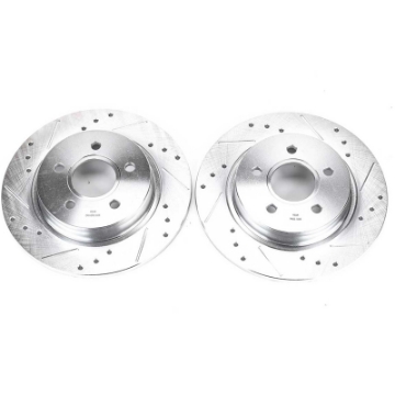 Picture of Power Stop 08-13 Volvo C30 Rear Evolution Drilled & Slotted Rotors - Pair