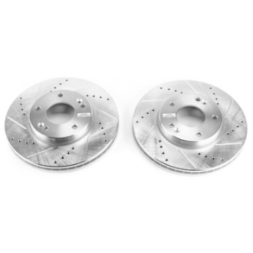 Picture of Power Stop 07-10 Kia Rondo Front Evolution Drilled & Slotted Rotors - Pair