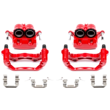 Picture of Power Stop 05-07 Infiniti G35 Front Red Calipers w-Brackets - Pair