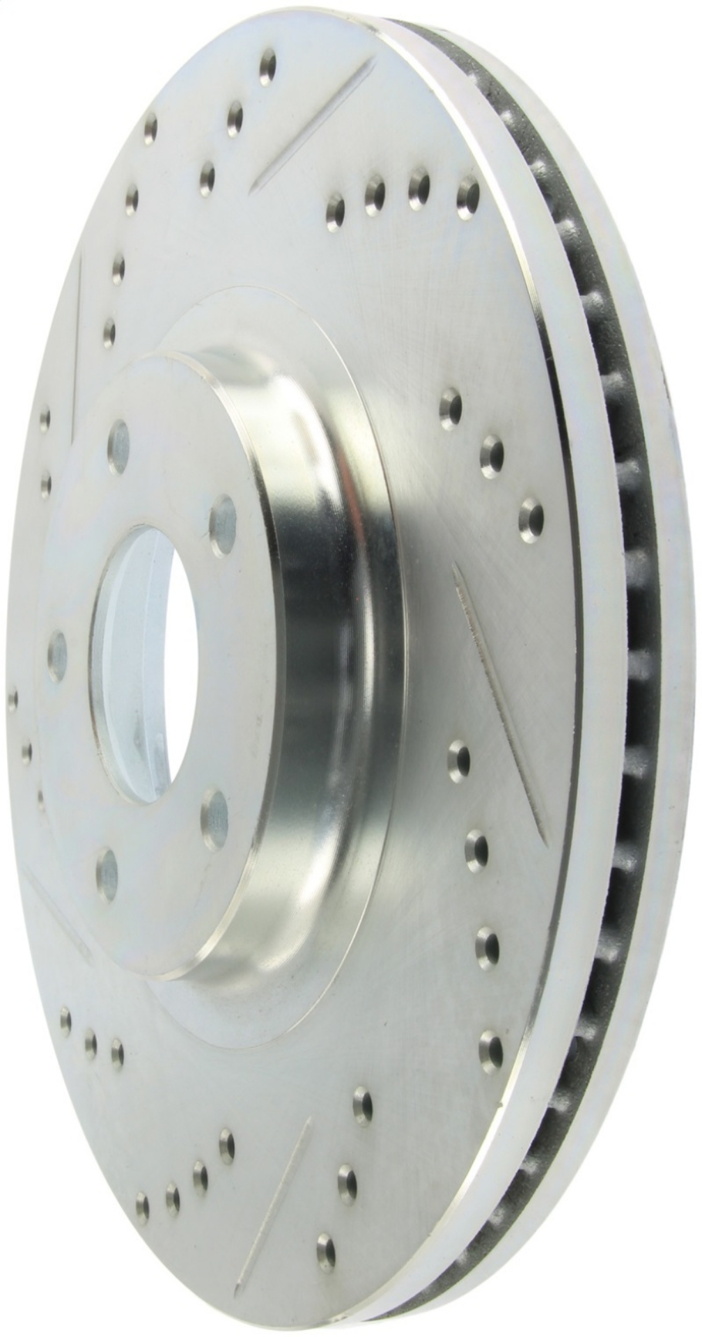 Picture of StopTech Select Sport Nissan Slotted and Drilled Right Front Rotor
