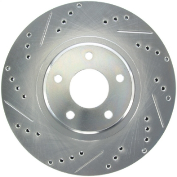 Picture of StopTech Select Sport Nissan Slotted and Drilled Right Front Rotor