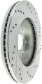 Picture of StopTech Select Sport Nissan Slotted and Drilled Right Front Rotor