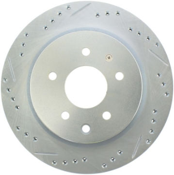 Picture of StopTech Select Sport Nissan Slotted and Drilled Right Rear Rotor