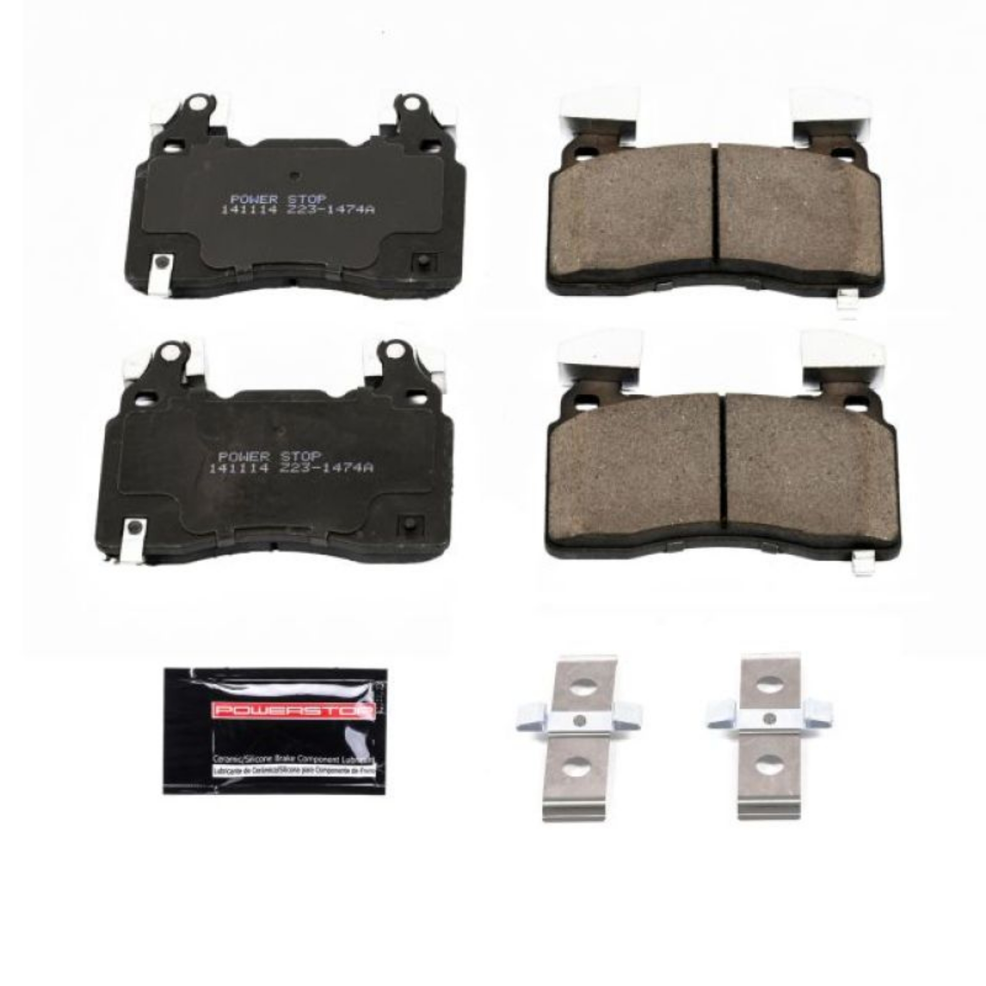 Picture of Power Stop 15-19 Cadillac CTS Front Z23 Evolution Sport Brake Pads w-Hardware