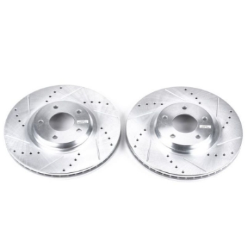 Picture of Power Stop 03-05 Infiniti FX35 Front Evolution Drilled & Slotted Rotors - Pair