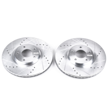 Picture of Power Stop 03-05 Infiniti FX35 Front Evolution Drilled & Slotted Rotors - Pair