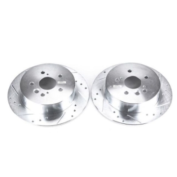 Picture of Power Stop 04-05 Toyota RAV4 Rear Evolution Drilled & Slotted Rotors - Pair