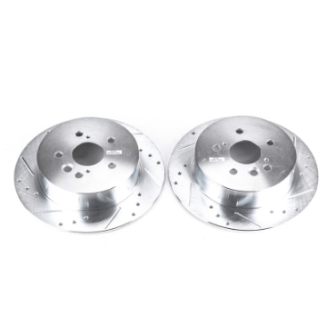 Picture of Power Stop 04-05 Toyota RAV4 Rear Evolution Drilled & Slotted Rotors - Pair
