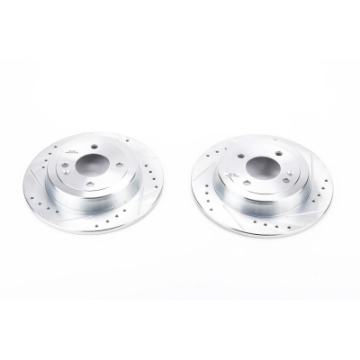 Picture of Power Stop 12-19 Hyundai Accent Rear Evolution Drilled & Slotted Rotors - Pair