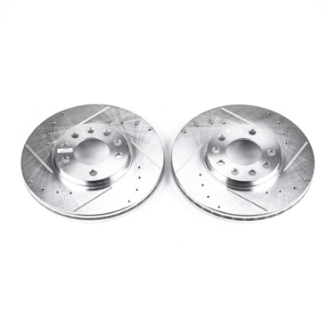 Picture of Power Stop 99-03 Saab 9-3 Front Evolution Drilled & Slotted Rotors - Pair