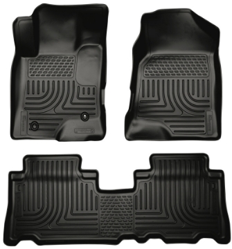 Picture of Husky Liners 12-13 Chevrolet Captiva Sport Weatherbeater Series Black Front & 2nd Seat Floor Liners