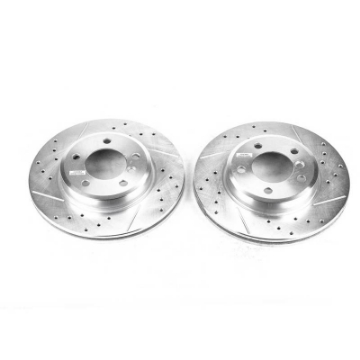 Picture of Power Stop 2000 BMW 323i Front Evolution Drilled & Slotted Rotors - Pair
