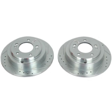 Picture of Power Stop 04-06 Kia Amanti Rear Evolution Drilled & Slotted Rotors - Pair