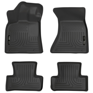 Picture of Husky Liners 09-14 Audi Q5 Weatherbeater Black Front & 2nd Seat Floor Liners