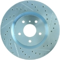 Picture of StopTech Select Sport Nissan Slotted and Drilled Left Front Rotor