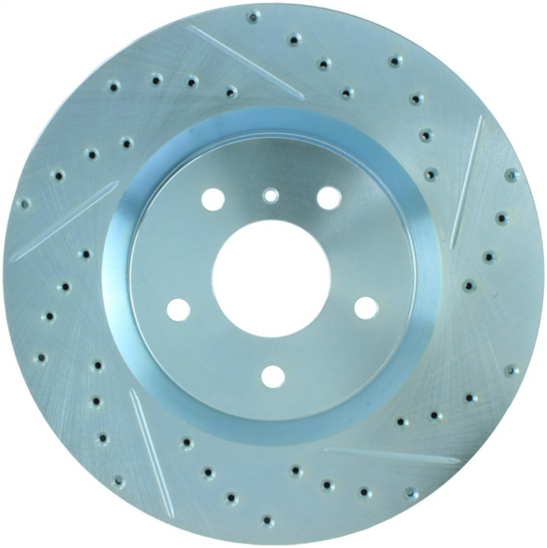 Picture of StopTech Select Sport Nissan Slotted and Drilled Left Front Rotor