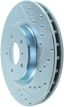 Picture of StopTech Select Sport Nissan Slotted and Drilled Left Front Rotor