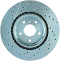 Picture of StopTech Select Sport Nissan Slotted and Drilled Left Front Rotor