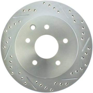 Picture of StopTech Select Sport Nissan Slotted and Drilled Left Rear Rotor