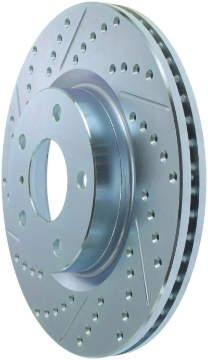Picture of StopTech Select Sport Nissan Slotted and Drilled Right Front Rotor