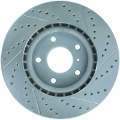 Picture of StopTech Select Sport Nissan Slotted and Drilled Right Front Rotor