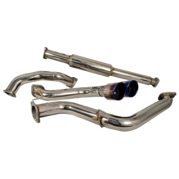 Picture of Injen 13--19 Ford Focus ST 2-0L t 3-00in Cat-Back Stainless Steel Exhaust System w-Titanium Tip