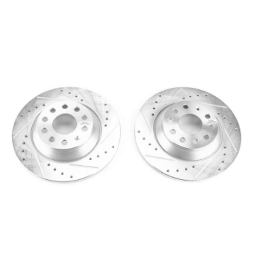 Picture of Power Stop 15-16 Audi A3 Rear Evolution Drilled & Slotted Rotors - Pair
