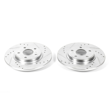 Picture of Power Stop 12-16 Chrysler Town & Country Rear Evolution Drilled & Slotted Rotors - Pair