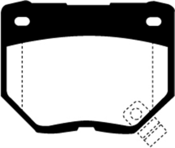 Picture of EBC 89-95 Nissan Skyline R32 2-6 Twin Turbo GT-R Ultimax2 Rear Brake Pads