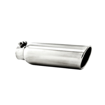 Picture of MBRP Universal Tip 3-5in OD 2-25in Inlet 12in L Angled Cut Rolled End Clampless No-Weld T304