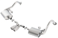Picture of Borla 14-15 Porsche Cayman-Boxster 981 RWD 2Dr Dual Center Rear Exit Catback 4in Tip Exhaust Sys