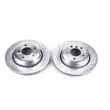 Picture of Power Stop 04-10 BMW X3 Rear Evolution Drilled & Slotted Rotors - Pair