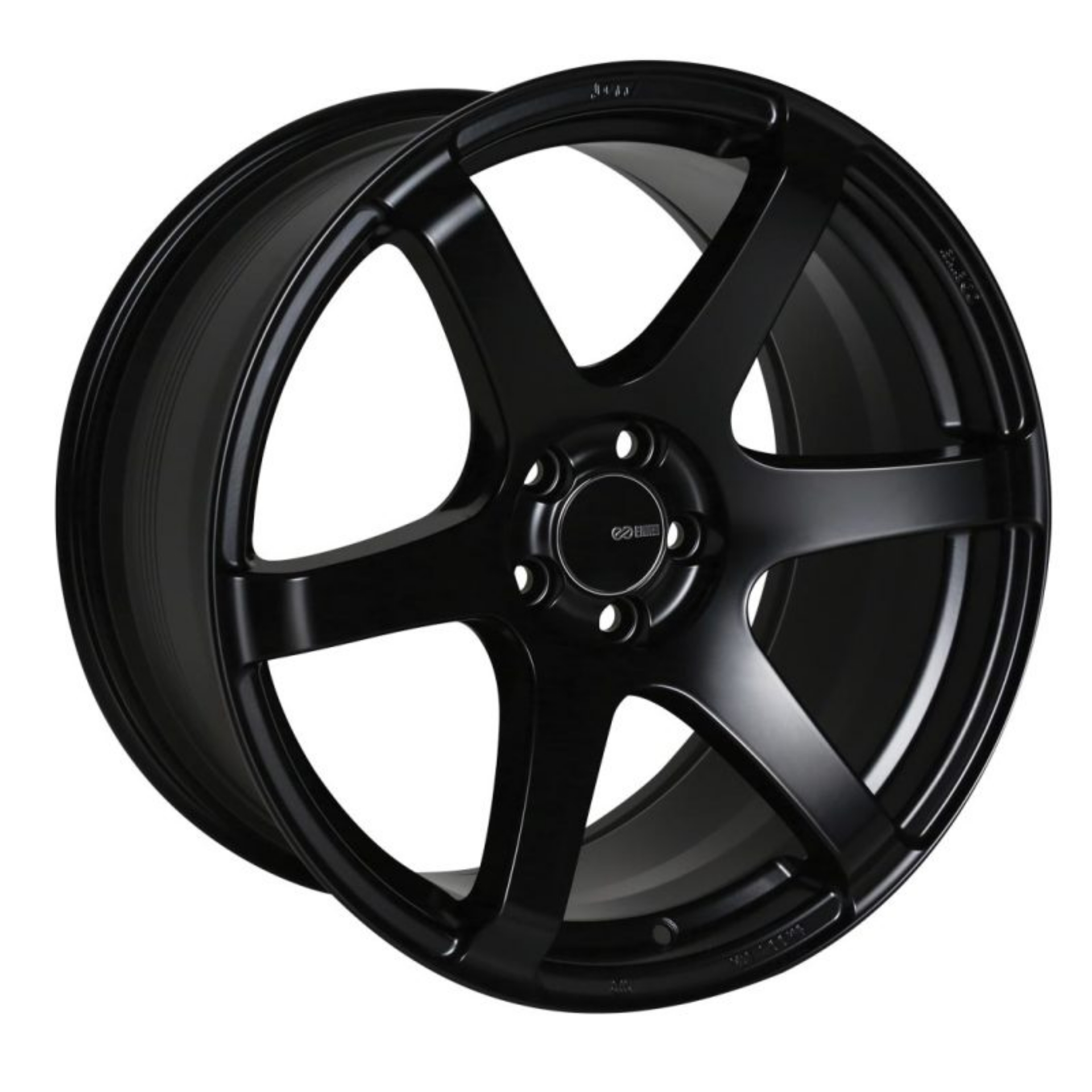 Picture of Enkei T6S 17x8 45mm Offset 5x112 Bolt Pattern 72-6 Bore Matte Black Wheel