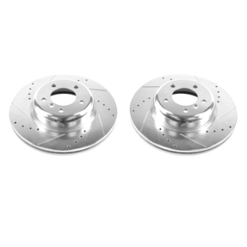 Picture of Power Stop 08-13 BMW 135i Front Evolution Drilled & Slotted Rotors - Pair